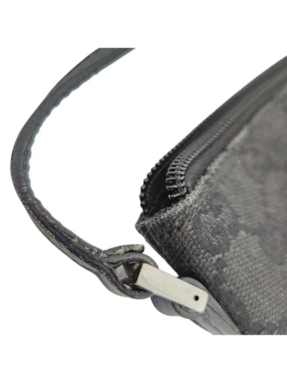 Gucci GG Canvas Pouch Black Handbag